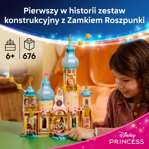 LEGO 43297 Disney: Замок Рапунцель, набор кубиков 6+