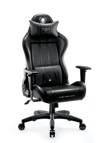 Fotel Diablo Chairs X-One 2.0 Normal Size Gamingowy do 160kg Skóra ECO Tkanina Czarny