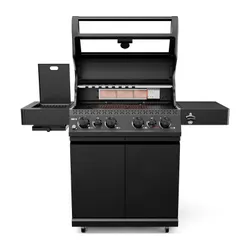 Grill gazowy KOLER Krone S1 Czarny 21.6 kW 73 x 46 cm