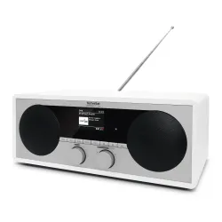 Radioodbiornik TechniSat DigitRadio 451 CD IR Radio FM DAB+ Internetowe Bluetooth Biały