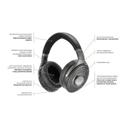 Słuchawki bezprzewodowe Focal Bathys Deep Black Nauszne Bluetooth 5.1 Czarny