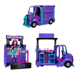 Mattel Monster High Концертный грузовик с едой Набор кукол Дракулаура