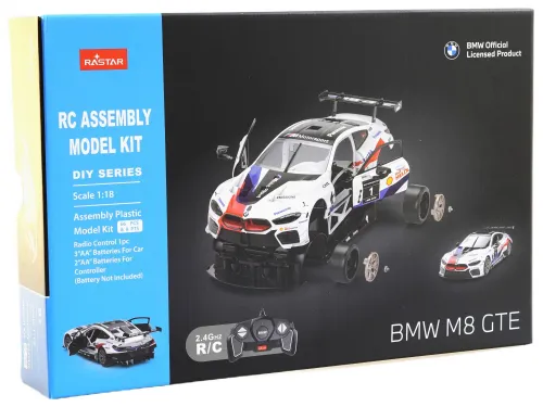 Samochód zdalnie sterowany RASTAR BMW M8 GTE 97200
