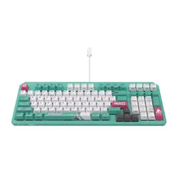 Klawiatura gamingowa ASUS RA09 TUF GAMING K3 GEN II MIKU/RD/US/PBT przewodowa optyczno-mechaniczne podświetlana zielona