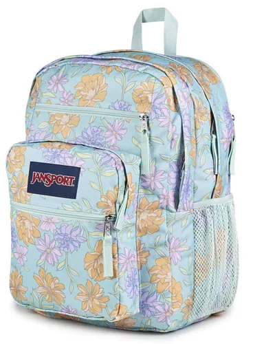 Рюкзак для ноутбука JanSport Big Student - выцветший цветочный / свежая мята