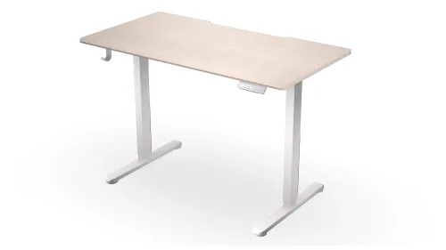 Biurko Endorfy Atlas S Electric Light Wood 114cm Regulacja wysokości Jasne drewno