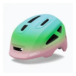 Kask rowerowy dziecięcy Giro Scamp II matte light pink/green fade