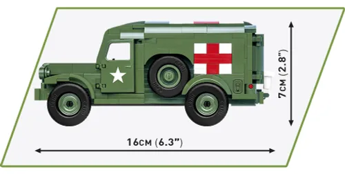 Конструктор COBI HC WWII 1942 Ambulance WC 54