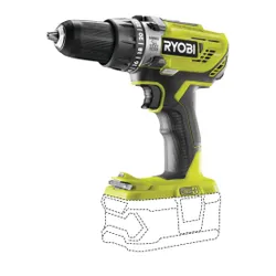 Wiertarko-wkrętarka RYOBI R18PD3-0 + Akumulator RYOBI RC18120-150 5Ah 18V + Ładowarka