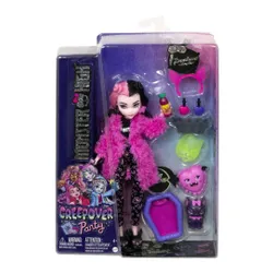 Lalka MONSTER HIGH Piżama Party Draculaura HKY66