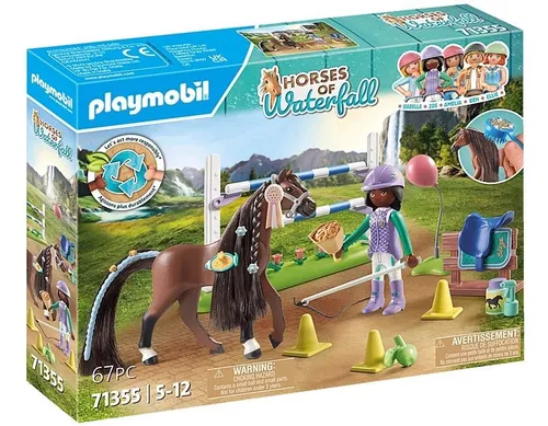 Playmobil Набор фигурок лошадей 71355 Зои и Блейз с препятствиями