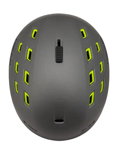 Kask narciarski męski z wbudowaną szybą HEAD RADAR anthracite/lime 2023 - Rozmiar - XL/XXL