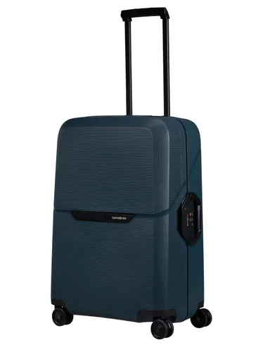 Средний чемодан Samsonite Magnum Eco-midnight blue