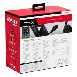 Słuchawki HYPERX Cloud Alpha 2 Wireless, Nauszne, Dźwięk przestrzenny