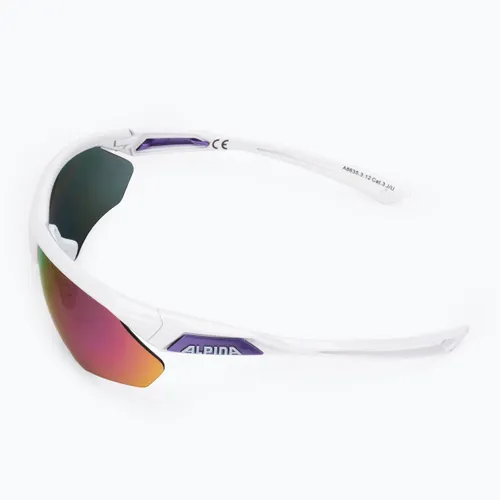 Okulary przeciwsłoneczne Alpina Nylos HR white/ purple/ purple mirror