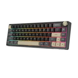 Klawiatura mechaniczna Royal Kludge RK-R65 Phantom Brown Switch Czarno-Szary