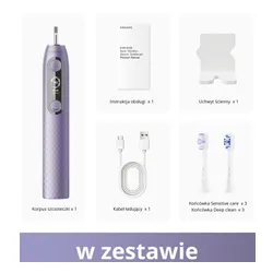 Szczoteczka soniczna DREAME E10F Set Fioletowy