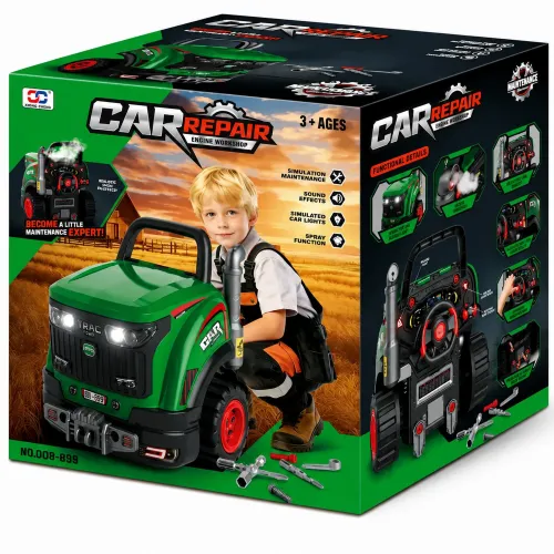 Zestaw Mechanika Dla Dzieci Silnik Do Rozkręcania Traktor Warsztat