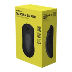Myszka gamingowa Hator Quasar 3S Pro Wireless Czarny