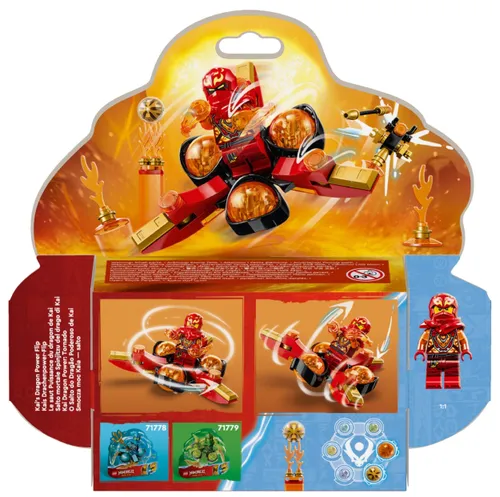LEGO 71777 NINJAGO Smocza moc Kaia — salto spinjitzu