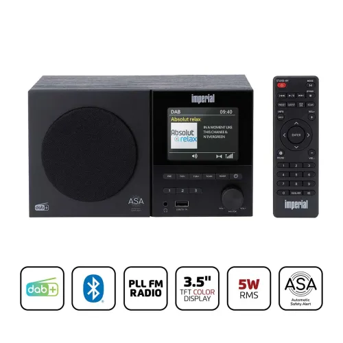 Radioodbiornik Imperial DABMAN 120 Radio FM DAB+ Bluetooth Czarny