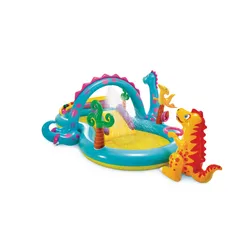 Wodny plac zabaw Dinoland zjeżdżalnia 302x229x112 cm INTEX 57135