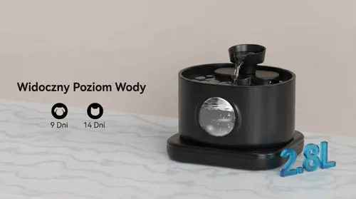 Poidełko bezprzewodowe fontanna dla kota i psa z czujnikiem ruchu SAVE B-9