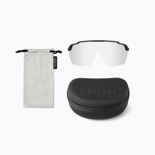 Okulary przeciwsłoneczne Smith Shift XL MAG black/chromapop red mirror/clear