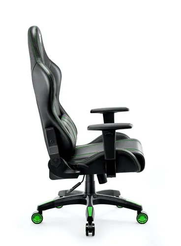 Fotel Diablo Chairs X-One 2.0 Normal Size Gamingowy do 160kg Skóra ECO Tkanina Czarno-zielony