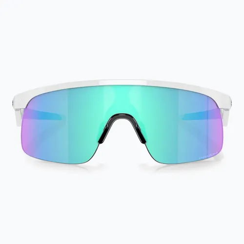 Okulary przeciwsłoneczne dziecięce Oakley Resistor polished white/prizm sapphire