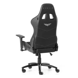 Fotel GAMVIS Phantom Large Czarny (białe elementy)