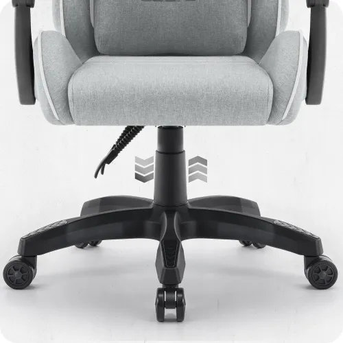 Fotel gamingowy CABRO C500 Szaro-Biały