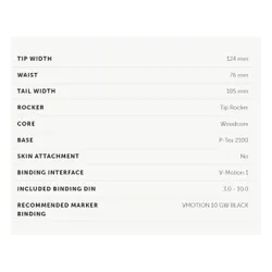 Narty Volkl Peregrine XT + wiązania vMotion 10 GW 2025