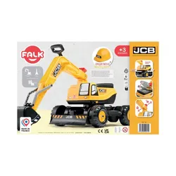 Jeździk Koparka Falk Jcb Digger Dla Dziecka 3-7 Lat Ruchoma Łyżka + Kask