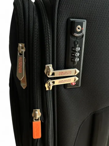 Summerfunk walizka średnia poszerzana American Tourister - black - outlet