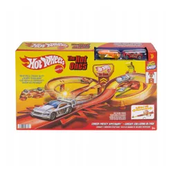 Hot Wheels Rajdowa kraksa Tor wyścigowy Zestaw Zabawka 3+ JFD11