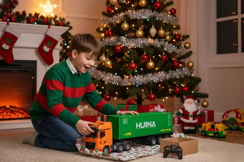 Ciężarówka zdalnie sterowana TIR z naczepą COIL na pilota