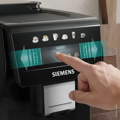 Ekspres Siemens EQ600 iAroma Piano Black TP601E19 Szerokość 28,1cm