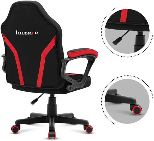 Fotel HUZARO Ranger 1.0 Mesh Czerwony