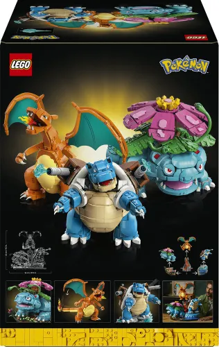 LEGO 72153 Pokémon Venusaur, Charizard i Blastoise