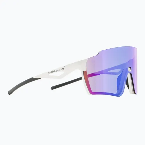Okulary przeciwsłoneczne Red Bull SPECT Stun shiny white/smoke with purple-green mirror