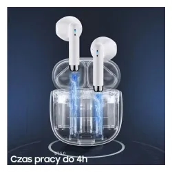 Słuchawki bezprzewodowe USAMS IA Series TWS Douszne Bluetooth 5.0 Czarny