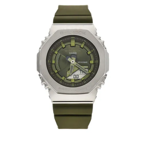 GM-S2100-3aer Yeşil / Gümüş G-Shock Saati