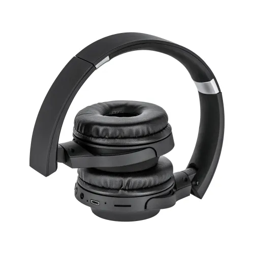 Słuchawki bezprzewodowe Kruger & Matz Wave 2 KM0629 Nauszne Bluetooth 5.0 Czarny