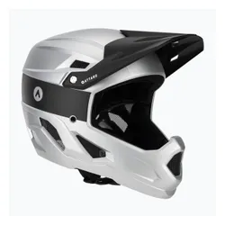 Kask rowerowy ATTABO State 1.0 full face srebrny