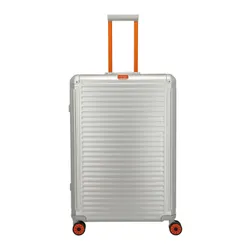 Walizka aluminiowa duża Travelite Next 75 Years Edition - silver / orange