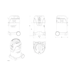 Odkurzacz Metabo ASA 30 L PC Inox