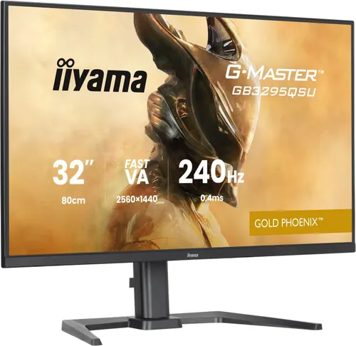 iiyama G-Master GB3295QSU-B1 Gold Phoenix - 240Hz | QHD | Fast VA | 31.5''