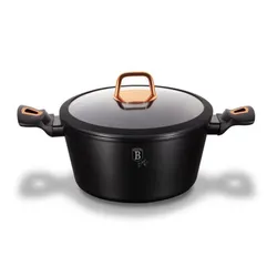 Garnek granitowy 24 cm Berlinger haus bh-1642 black rose  1szt