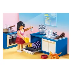 Playmobil Zestaw z figurkami Dollhouse 70206 Rodzinna kuchnia